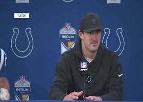 Daniel Jones, Jonathan Taylor joke about Jones' bloody lip during Week 10 matchup