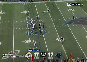 Stafford's 19-yard completion to Davante Adams gets Rams into Panthers' territory