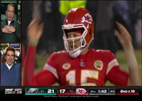 Peyton and Eli react to Valdes-Scantling's dropped TD pass