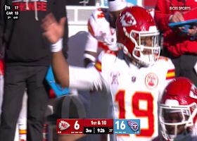 Oladokun and Pacheco look like Mahomes and McKinnon on 31-yard pickup