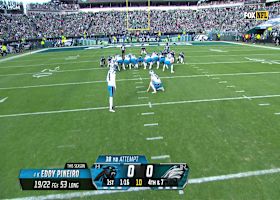 Eddy Piñeiro's 38-yard FG opens scoring in Panthers-Eagles matchup