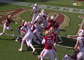 Conner's two-point-conversion run cuts 49ers' lead to 23-21 in fourth quarter