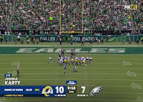 Joshua Karty increases Rams' lead over Eagles 13-7 via 28-yard FG