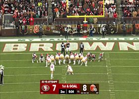 Matt Gay's field goal is good after ricocheting off of left upright