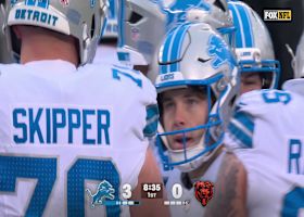 Jake Bates' 34-yard FG gives Lions a 3-0 lead vs. Bears after one drive