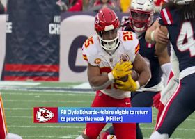 Rapoport: Edwards-Helaire back to practicing for Chiefs after being on NFI list | 'GMFB'