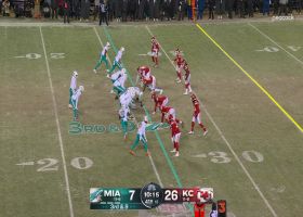 Tua lofts 19-yard pass to Wilson for BIG gain