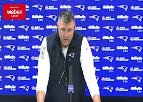 Mike Vrabel speaks to the media regarding alleged legal issues of players on the team
