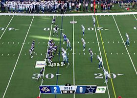 Cooper Rush makes throw on time to Devontez Walker for first down