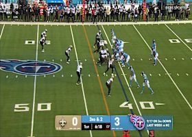 Can't-Miss Play: Cam Ward dials launch codes to Chimere Dike for 38-yard gain vs. Saints