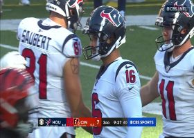 Matt Ammendola's 22-yard FG extends Texans' lead to 13-7 vs. Bengals