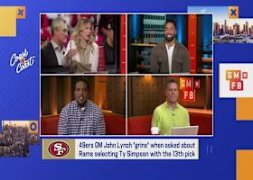 What do you make of John Lynch's reaction to Rams drafting Ty Simpson? | 'GMFB'