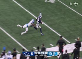 Dak Prescott dishes out a 37-yard dime to Lamb on the first play of Cowboys' drive