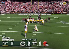 Brandon McManus' 39-yard field goal gives Packers 3-0 lead