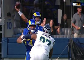 Garoppolo's 23-yard loft to Demarcus Robinson marks Jimmy's first pass as a Ram