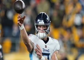 Levis and Kyle Philips combine for 45 yards via back-to-back passes