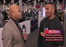 Falcons RB Bijan Robinson discusses his rookie campaign | 'NFL Total Access'