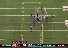 Eddy Piñeiro's 38-yard FG boosts Niners lead to 34-20 vs. Colts