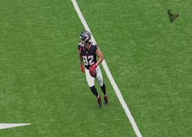 Jaylin Noel shows his speed down the sideline for 19-yard pickup