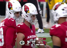 Chad Ryland drills 40-yard FG to give Cards a 6-3 lead vs. Packers