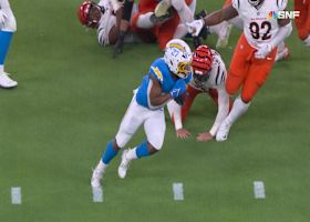 Dobbins' magical escape results in a 15-yard gain