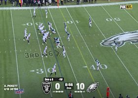 Brandon Graham infiltrates the backfield to record second sack of the day