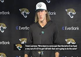 Trevor Lawrence on Jags' early struggles: 'We've been in a worse sport this this before and we found a way out'