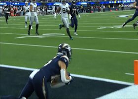 Herbert pinpoints Ladd McConkey for sliding touchdown grab