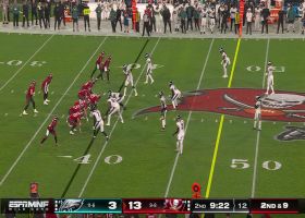 Deven Thompkins spins and wins vs. Eagles' defense to tune of 10-yard catch-and-run