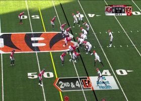 Burrow pinpoints Irwin for physical catch in tight coverage and 9-yard gain