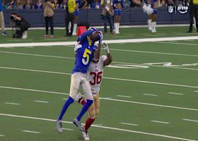 Stafford's 35-yard deep ball pinpoints Tutu Atwell amid tight coverage