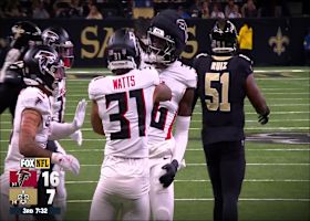 Ronnie Harrison tips away pass to deny Saints on fourth-and-goal