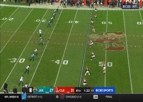 James Proche recovers Jags' onside kick attempt to seal Browns win