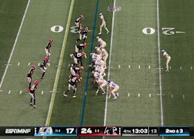 Kyren Williams navigates Falcons' defense for a quick 21-yard pickup