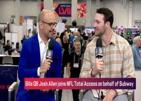 Josh Allen talks beating Brady in golf tournament, discusses highlights from '23 season