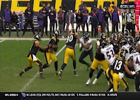 Najee Harris gets the first down needed to ice the game vs. Ravens