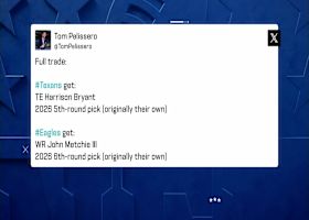 Pelissero: Eagles acquire WR John Metchie III from Texans for '26 draft pick swap | 'NFL GameDay Final'