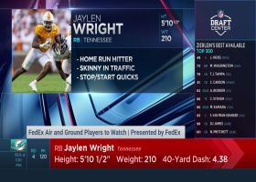 Bucky Brooks explains how Jaylen Wright will fit into Dolphins offense | 'NFL Draft Center'