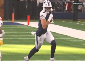 Prescott-Ferguson connection converts on fourth-and-four for a 10-yard pickup