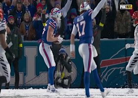 Allen's fourth-down TD pass to Jackson Hawes boosts Bills' lead to 38-28 in crunch time