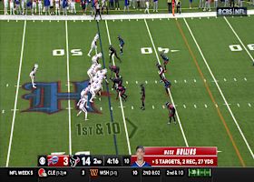 Foley Fatukasi's hit-stick tackle plants James Cook in his tracks for 7-yard loss