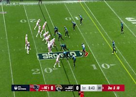 JaMycal Hasty's juke moves hastily get Patriots into end zone in London