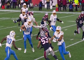 Justin Herbert ignites the jets on 16-yard scramble to the sideline