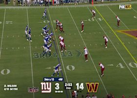 Daron Payne secures Commanders' first sack of 2025 via Wilson takedown