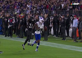 Keon Coleman drops Josh Allen's perfectly placed deep pass vs. Ravens