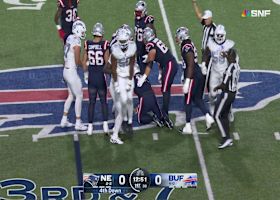 Greg Rousseau's second sack of 2025 halts Patriots first drive of 'SNF'