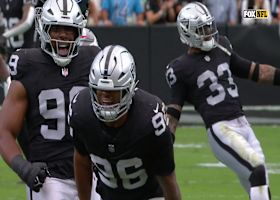 Jonah Laulu's fourth sack of 2025 is followed up by some very impressive dance moves