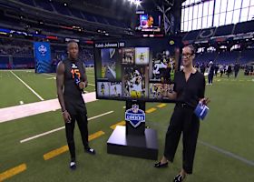 Kaleb Johnson gives credit to Iowa OL for successful season