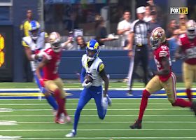 Stafford pinpoints Atwell across middle for 24-yard pickup vs. 49ers