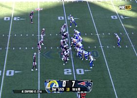 Stafford's 25-yard laser to Nacua flies over the Patriots' defense